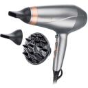 Remington Fēns AC8820, 2200 W, sudraba krās., 3 temperatūras rež., jonu funkcija, difuzora uzgalis, 2 uzgaļi
