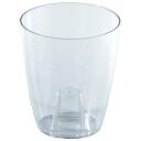 Prosperplast Gėlių vazonas Douw 7094076, &Oslash; 16 cm, 18.3 cm, 2.4 l, skaidri spalva.