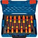 Bosch Kruvikeerajate komplekt 1600A02NF9, 14 tk, isoleeritud, erinevad peade stiilid, faasitester