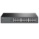 TP-Link TL-SG1024D tinklo komutatorius nevaldomas 24&times; Gigabit 10/100/1000 Mbps be ventiliatoriaus juodas