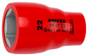 Hexagonāla uzgriežņu atslēga, KNIPEX, 98 37 22, 22 mm S platums, hromēta, DIN EN 60900 standarts