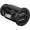 Goobay Kahe USB auto laadija 58912, 12V, 3.1A, 2xUSB 2.0, kiire laadimine, integreeritud kaitse
