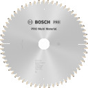 Stacionārā Ripzāģa disks 216x30x60 multi material, Paneļzāģiem PRO MULTI MATERIAL RIPZĀĢA ASMENS, 2608640446, BOSCH