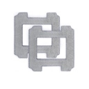 Micro-fibre cleaning cloths for WINBOT window cleaning robots W-CC02-0005 2 pcs Ecovacs