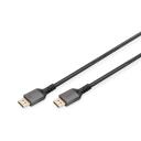 Digitus &Uuml;henduskabel DB-340201-010-S, 1m, 7680 x 4320p, 60Hz, 32.4 Gbps, 16-bit v&auml;rvis&uuml;gavus, HDCP 2.2, HDR tugi