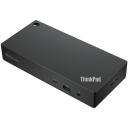 Lenovo dokk 40BN0135EU, 135W, Gigabit Ethernet, USB-C, must