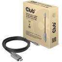 Club3D Видео кабель адаптер CAC-1587 USB Gen2 Type-C на HDMI 3м, 8K@60Hz, 4K@120Hz, HDR10+, DSC1.2