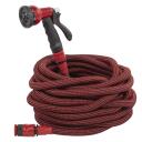 Flexible garden hose 40m, KREATOR, KRTGR67027, 8 spray patterns, durable latex