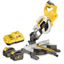 Akumulatorinės skersinio pjovimo staklės 54V (2x6.0Ah) DCS777T2-QW DEWALT