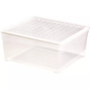 Dėžutė su dangteliu 18,5L 39,6x34,3x17,3cm permatoma 0803002001 Curver