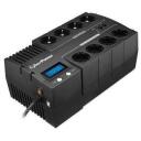 Cyberpower UPS, BR1000ELCD-FR, 1 kVA, 600 W, 8 AC pistikut, USB, 2 Ethernet, AVR, LCD monitor