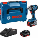 Akulöökmutrikeeraja GDS 18V-330 HC, 2x5Ah, GAL 18V-40 LB; 06019L5003 BOSCH