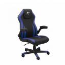 White Shark Spēļu krēsls DERVISH-BL, 66cm, 69cm, 113-123cm, 120kg, Eko āda, Plastmasas ritenī&scaron;i, Fiksēti roku balsti