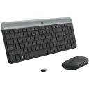 Logitech belaidė klaviatūra MK470, 10 m belaidžio ry&scaron;io diapazonas, 3 mygtukai, QWERTY, grafito spalva