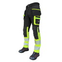 Kergelt n&auml;htavad p&uuml;ksid Jupiter Slim fit, CL1, must/kollane, C52, PESSO, KD175HVG_C52, 94% Ripstop nailon/ 6% spandex, EN ISO 20471:2013+A1:2016 1. klass.