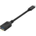 Digitus adapteris kabelis AK-300315-001-S, 0.15m, 5 Gbps, 9 pin USB Type A - sievie&scaron;u, 24 pin USB-C - vīrie&scaron;u