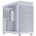 Asus PRIME AP303 TG White Midi Tower 90DC00V3-B39010, 485mm, 215mm, 425mm, 7.8kg, metāls, Midi Tower, 2x2.5" bays, 1x3.5" bay