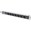 Digitus Pingestabilisator DN-95403, 2 m, 7x 250VAC 16A 4000W, alumiiniumprofiil, &uuml;lekoormuse kaitse