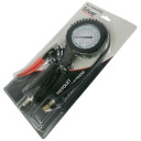 Pumpē&scaron;anas pistole ar manometru; 10704 SILVER