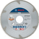 Dimanta grie&scaron;. disks *** Marmoram 115mm;22,23mm, Mazām leņķa slīpma&scaron;īnām PRO MARBLE DIMANTA GRIEZĒJDISKS, 2608602689, BOSCH