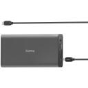 Hama Universālais USB-C Lādētājs-akumulators 00200012, 26800 mAh, 1x USB-C, 2x USB-A, LED indikators