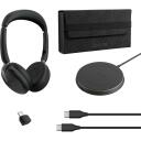 Jabra austiņas Evolve2 65 Flex 26699-999-889, 30m, stereo, 136g, 1xUSB-C, 32h mūzikas atskaņo&scaron;ana, 20h sarunu laiks, ANC