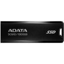 Adata I&scaron;orinis SSD SC610-1000G-CBK/RD, 1TB, USB 3.2 Gen 2, skaitymo greitis 550MB/s, ra&scaron;ymo greitis 500MB/s, juodas