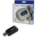 Logilink USB skaņas karte UA0053, 1xUSB A 2.0, 5.1 skaņas efekti, Plug and Play, LED indikators