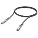 Ubiquiti Оптоволоконный кабель МОДЕЛЬ UACC-DAC-SFP28-1M, 1м, 25Гбит/с, черный, SFP28-SFP28, мужской разъем