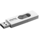Adata USB atmintinė AUV220-64G-RWHGY, 64 GB, USB Type-A, USB 2.0, Slankiojančio tipo, Spalva: Pilka, Balta