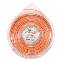 Stiprināta trimmera aukla CYCLONE ( 2.7 mm / 70 m ) Desert Extrusion 2770CAL