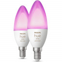 Philips Hue išmaniosios lemputės E14 5,3W RGBW, 2vnt.