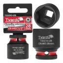 Impact Socket Tvardy T00210-28 1/2" 6PT 28mm CR-MO