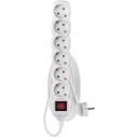 Emos Pikendus P1622, 2m, 6x2P+PE, l&uuml;liti, PVC, 2300W, laste kaitse