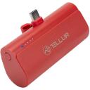 Tellur Power Bank akumulators PD202 TLL158411, 5000mAh, 5V-3A, LED indikators, ātrā uzlāde, Pass-through uzlāde