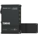 Teltonika komutators TSW040 8-portu PoE+ 240 W, 8 x RJ45, 7-57 VDC, 44-57 VDC PoE, 20 Gbit/s, alumīnijs