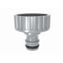 Dārza krāna adapteris ar vītnēm 1", 100 gab., ABS plastmasa, AW61011, AWTOOLS