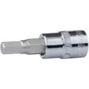 Kstools Bit socket 918.1438, 37mm, 12g, kroom-vanadiiniteras, DIN 3120, DIN ISO 1174, DIN 7422