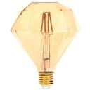 Besk LED pirn 9119983, 4 W, 3000 &deg;K, E27, 400 lm, Kollane v&auml;rv, V&auml;rviline klaas, Lambi dimmer
