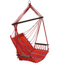 Šūpuļkrēsls HIP, materiāls: kokvilna, krāsa: sarkana 12977 HOME4YOU