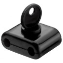 Āķa slēdzene, KNIPEX, 00 19 35 4, melna plastmasa, 35 x 15 mm