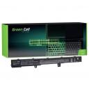 Green Cell Aku Asus R508 AS75, 14.4V, 2200mAh, Li-Ion, 2.2Ah, &uuml;lepinge kaitse, l&uuml;hise kaitse, temperatuuri kontroll