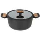 Resto Kastrul 93188 4.4L, 240mm, Alumiinium, Klaasist kaas, Ergonomilised k&auml;epidemed, 2 k&auml;epidet, Induktsioonile sobiv