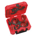 BIG HAWG&trade; DAUDZFUNKCIONĀLO GREDZENZĀĢU KOMPLEKTS, BIG HAWG MULTI MAT. HOLESAW SET - 10PC, 4932464939 MILWAUKEE
