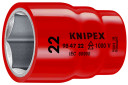 Hexagonāla uzgriežņu atslēga, KNIPEX, 98 47 22, 22 mm, hromēta