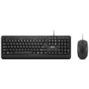 Lenovo 160 Combo klaviatuur ja hiir, GX31L52655, USB, 104 nuppu, 3 nuppu, must, QWERTY, 2 suuna kerimine