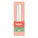Galda sveces Bolsius 37356902 245/24mm baltas 4gab