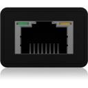 Raidsonic USB centrmezgls IB-HUB1419-LAN, 3xUSB 3.2 Gen 1, 1x10/100/1000, WOL, USB powered, alumīnija korpuss