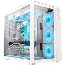 Gamemax Korpus INFINITY WH, 7,5kg, ATX, 7 laiendusslotti, 1x USB 3.0, 1x USB-C, 1x k&otilde;rvaklapid, 6 sisemised pesad