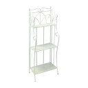 Plaukts SANDY 40x28xH126cm, antīki balts 76613